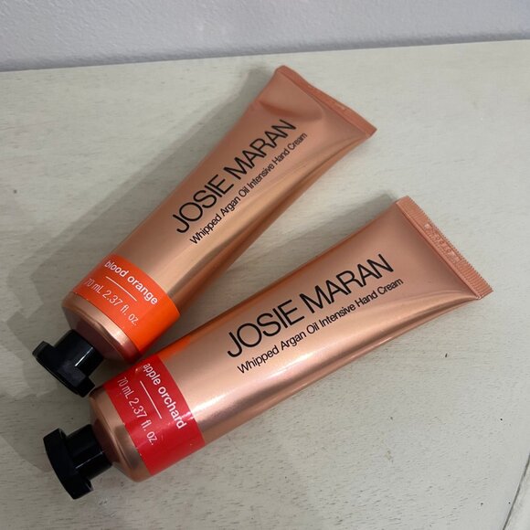 Josie Maran Whipped Argan Oil Intensive Hand Cream Duo Apple & Orange - Picture 5 of 5